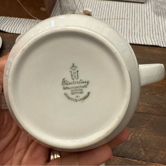 Vintage Wissterliug, Schwarzenbach Bavaria Germany Floral Tea set Lot Of 17 Rare - Picture 11 of 16